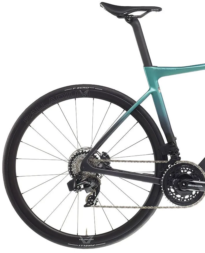 Bianchi Specialissima Pro Force AXS Carbon Road Bike 2025 - Celeste - Image 2