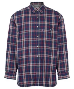 Game Mens Champion Country Fleece Lined Check Shirt