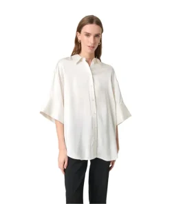 Soaked Womens Shirt SS Leena Whisper White