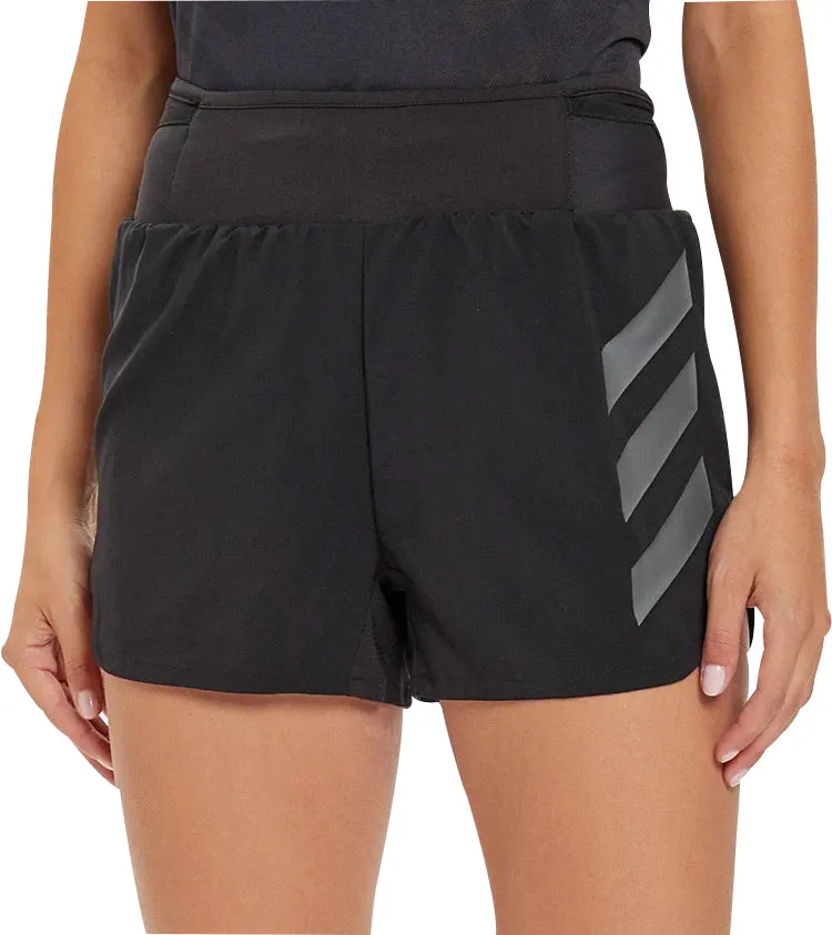 adidas Terrex Agravic 3 Inch Womens Running Shorts - Black