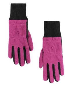 PURE GOLF GLACIER FLEECE WINTER LADIES GOLF GLOVES - PLUM