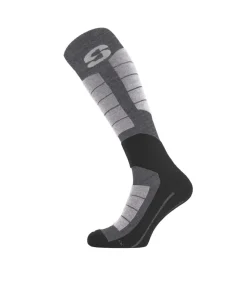 SINNER MERINO SKI SOCKS BLACK SINGLE PACK