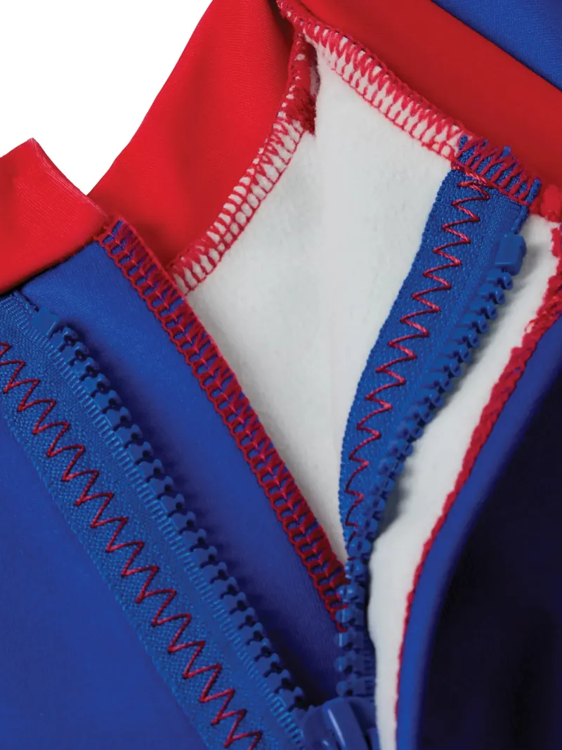 ZOGGS BOYS NAUTICAL FLEECE LINED FULLBODY JUMPSUIT NAVY/BLUE - Image 3