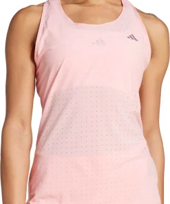 adidas Adizero Womens Running Vest Tank Top - Pink