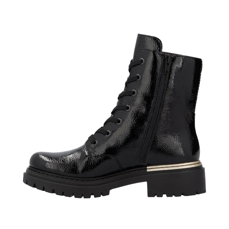 Rieker Womens Boot 72607-00 Blac Combi - Image 3