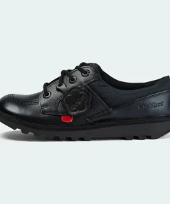 Kickers Kick Lo Flex Leather Juniors 1-15856