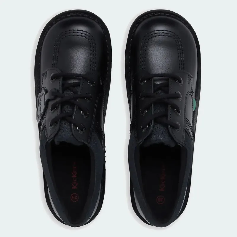 Kickers Kick Lo Flex Leather Juniors 1-15856 - Image 2