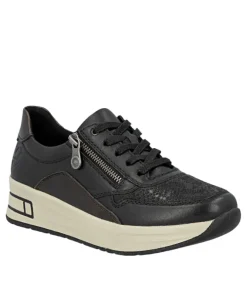 Rieker Womens Trainer N8114-00 Schwarz/Antique/Antik