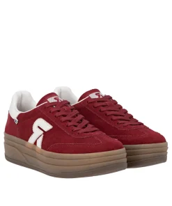 Rieker Womens Trainer W3700-35 Red/Off White