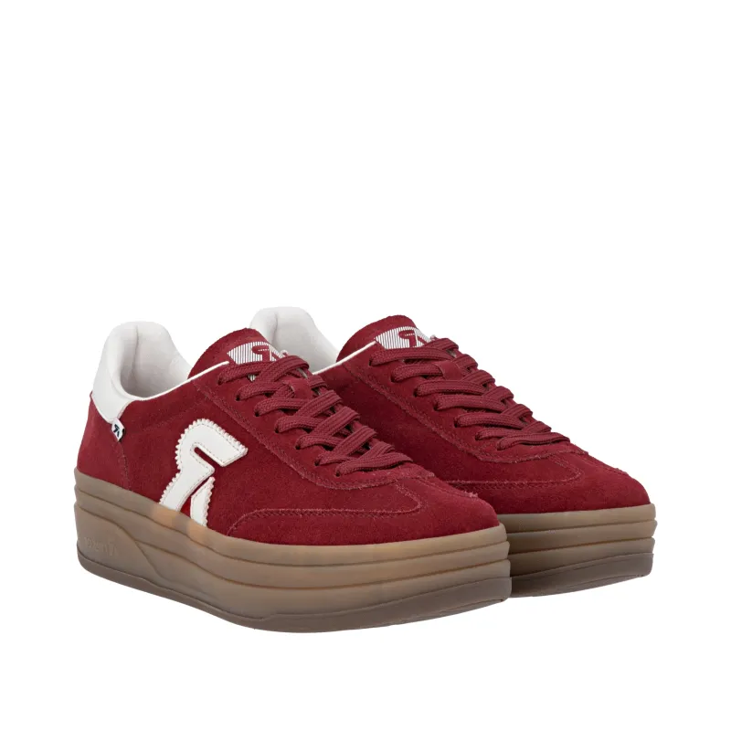 Rieker Womens Trainer W3700-35 Red/Off White