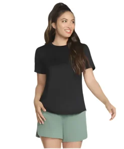 Skechers Womens T-Shirt Go Dri Swift Tee Black
