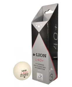 LION 40+ 3 STAR TABLE TENNIS BALL BALLS PACK OF 3