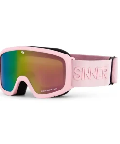 SINNER JUNIOR DUCK MOUNTAIN GOGGLES MATTE PINK WITH PINK LENS