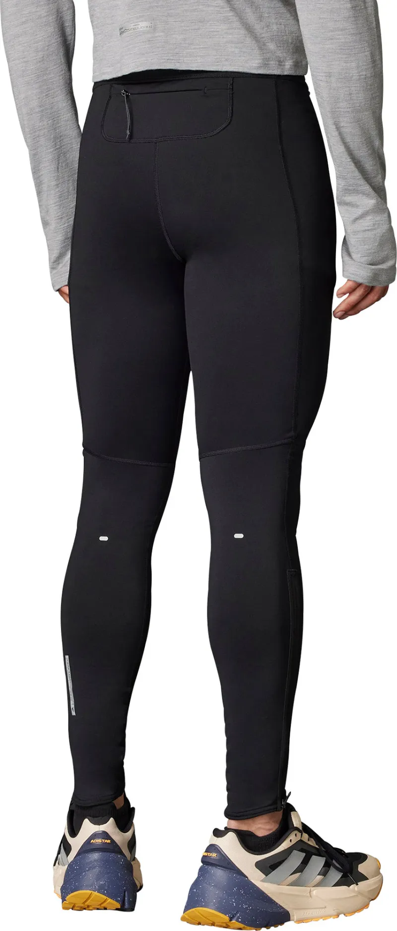 adidas Ultimate Conquer The Elements Warm Mens Long Running Tights - Black - Image 2