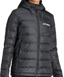 adidas Terrex Multi Light Hooded Womens Down Jacket - Black