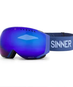 SINNNER EMERALD SKI GOGGLES MATTE NAVY WITH BLUE LENS