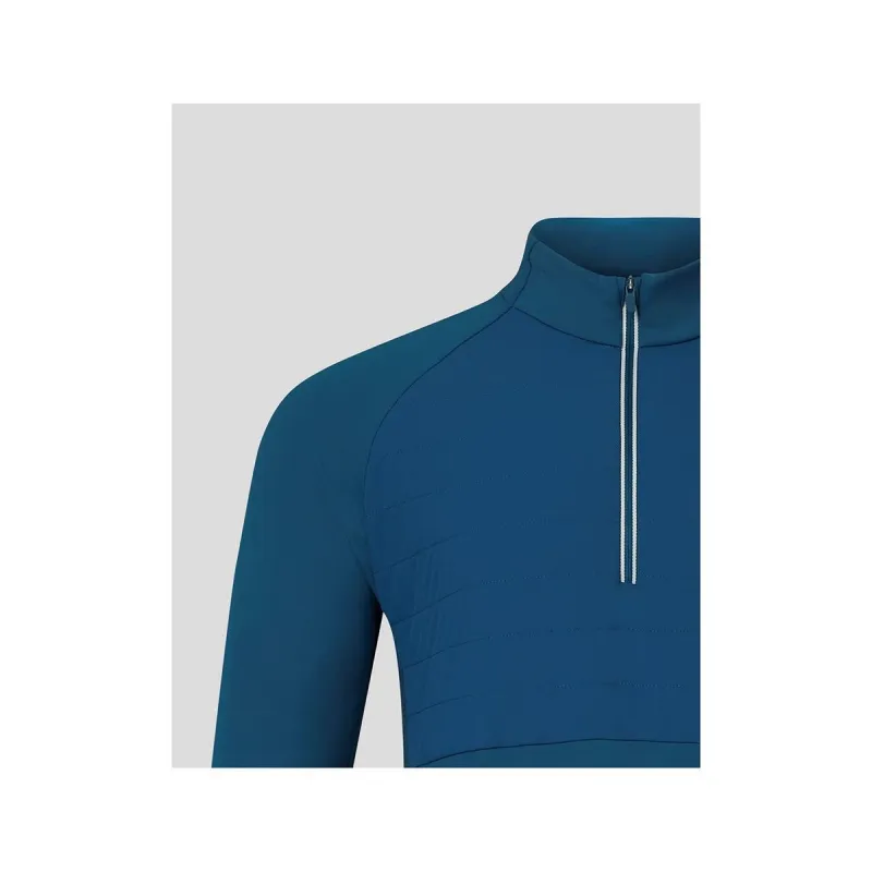 Castore Hybrid Quarter Zip Dark Teal - Image 3