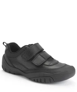 Startrite Boys Shoe Quad Black Leather
