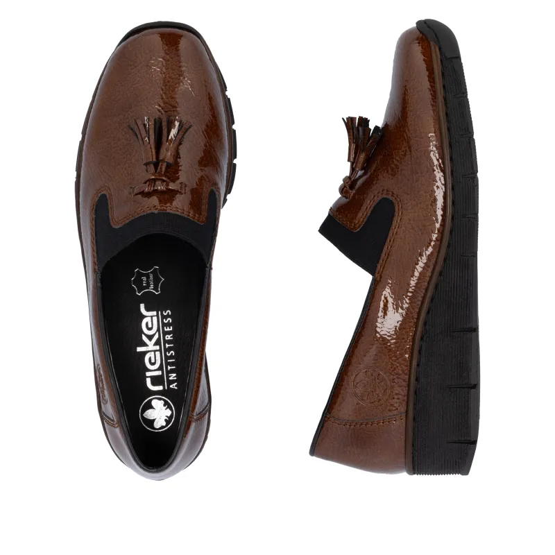 Rieker Womens Shoe 53751- 24 Brown - Image 3