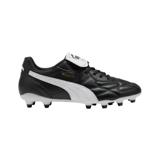 Puma Adults Football Boot King Top FG/AG Puma Black/Puma White/Puma Gold