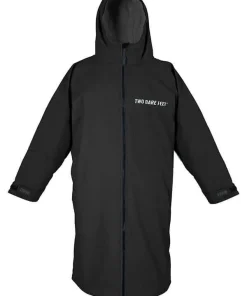 TWO BARE FEET ELEMENTAL CHANGING DRYROBE TWO BARE FEET ADULT BLACK/CHARCOAL SMALL/MEDIUM