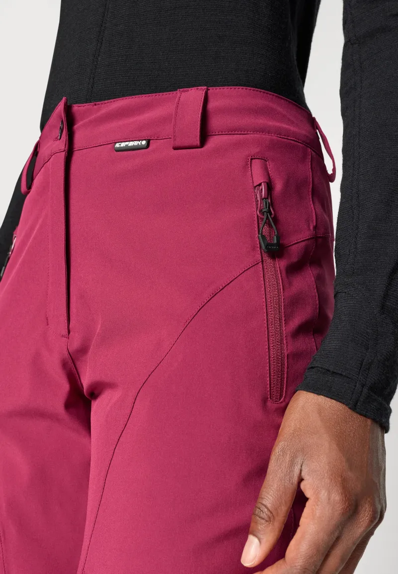 ICEPEAK FREYUNG WOMENS SKI TROUSER WINE - Image 3