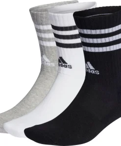 adidas 3 Stripes Cushioned (3 Pack) Crew Socks - Multi