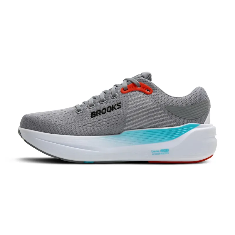 Brooks Mens Trainer Ghost Max 3 Primer Grey/Antarctica/Red - Image 3