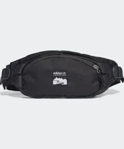 Adidas Adventure Waist Bag - Black HE9720 - Durable Recycled Storage