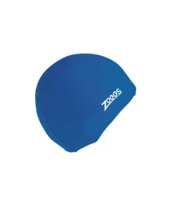 ZOGGS DELUXE STRETCH SWIMMING CAP ROYAL BLUE