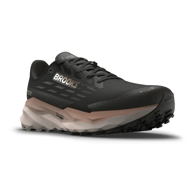 Brooks Mens Trainer Cascadia 19 GTX Black/Ebony/Chateau Gray