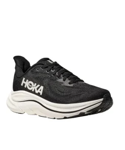 Hoka Mens Trainer Clifton 10 Wide Black/White