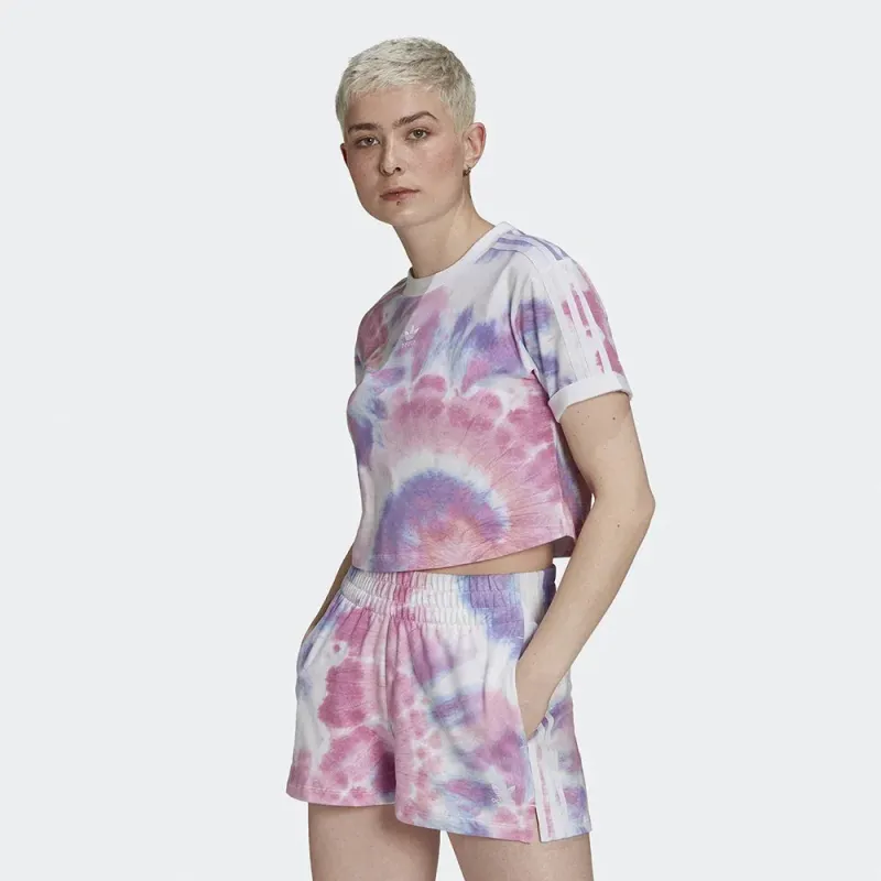 Adidas Women's Tie Dye Cropped Tee HF4504