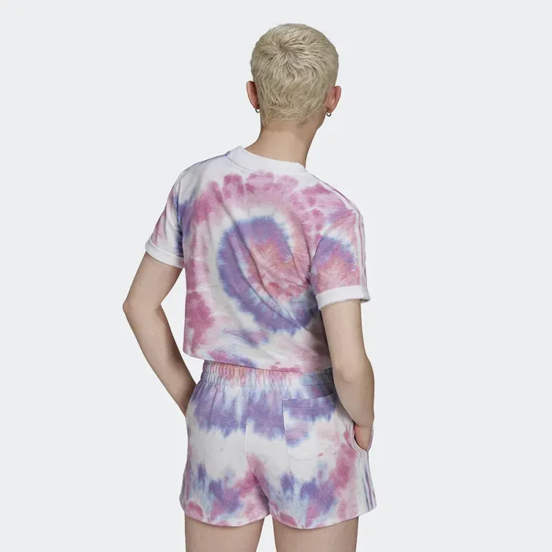 Adidas Women's Tie Dye Cropped Tee HF4504 - Image 2