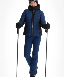 LUHTA SKALLUVAARA WOMENS NAVY SKI JACKET