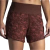 Brooks Chaser 5 Inch Womens Running Shorts - Red