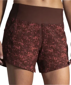 Brooks Chaser 5 Inch Womens Running Shorts - Red