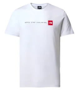 The North Face Mens T-Shirt SS Never Stop Exploring White