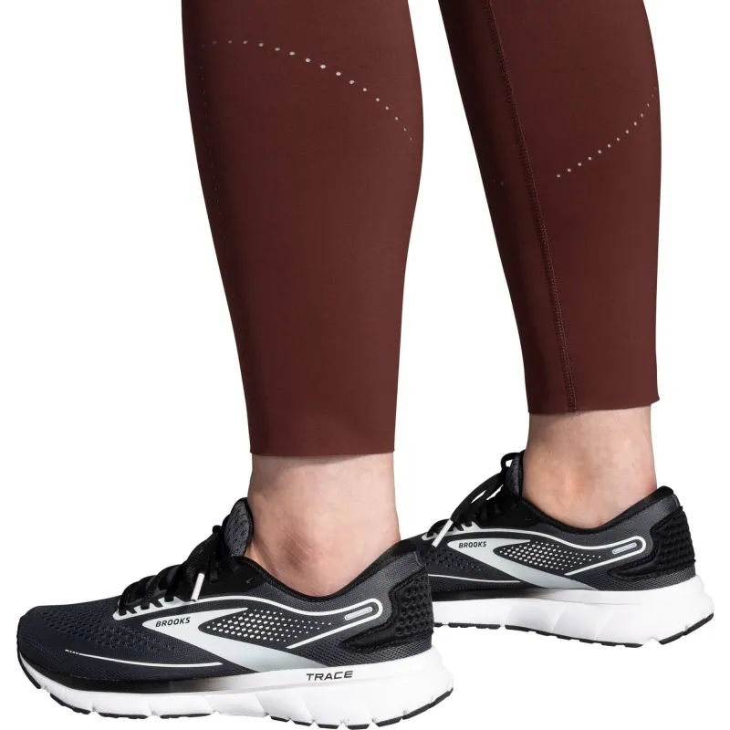 Brooks Method Womens 7/8 Running Tights - Red - Image 3