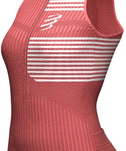 Compressport Tri Postural Womens Cycling Vest Tank Top - Pink