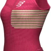 Compressport Tri Postural Womens Cycling Vest Tank Top - Pink