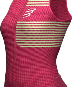 Compressport Tri Postural Womens Cycling Vest Tank Top - Pink