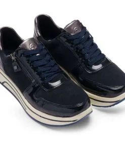 Ara Womens Sneaker 27540 Blau/Graphit