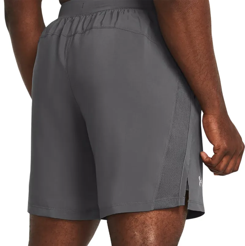 Under Armour Launch 7 Inch Mens Running Shorts - Grey - Image 2