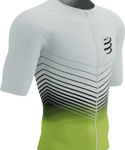 Compressport Tri Postural Aero Short Sleeve Mens Cycling Jersey - White