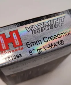 Hornady 6mm Creedmoor 87gr Varmint Express 20pk