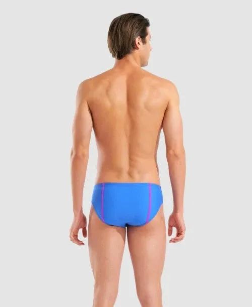 ARENA HYPERFLOW MENS SOLID BRIEF BLUE/PURPLE - Image 2
