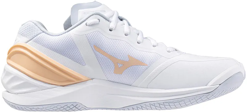 Mizuno Wave Stealth Neo Womens Netball Shoes - White - Image 3