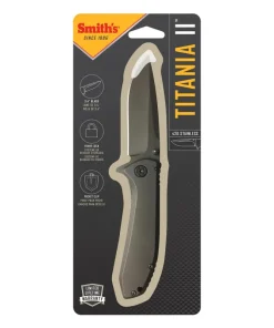 Smiths Titania II  Knife 3.5" Blade Titanium