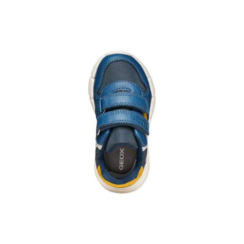 Geox Boys Trainer Flexyper Mini Avio/Ochre - Image 2